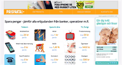 Desktop Screenshot of prisfakta.se