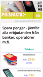 Mobile Screenshot of prisfakta.se